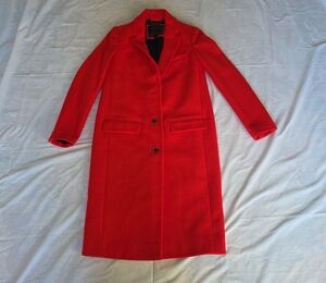J. Crew Scarlet Trench Coat